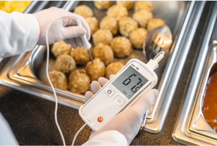 Termometro testo 108 con sonda a penetrazione standard - IP 67, completo di taratura con rif. LAT - immagine 2