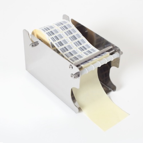 Spellicolatore di etichette in acciaio Inox
